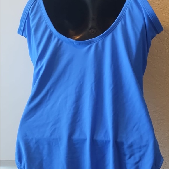 Caribbean Joe Front Twist Swimsuit One Piece Size 12 - Picture 2 of 9